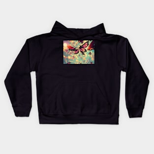 Through eyes of a butterfly Kids Hoodie